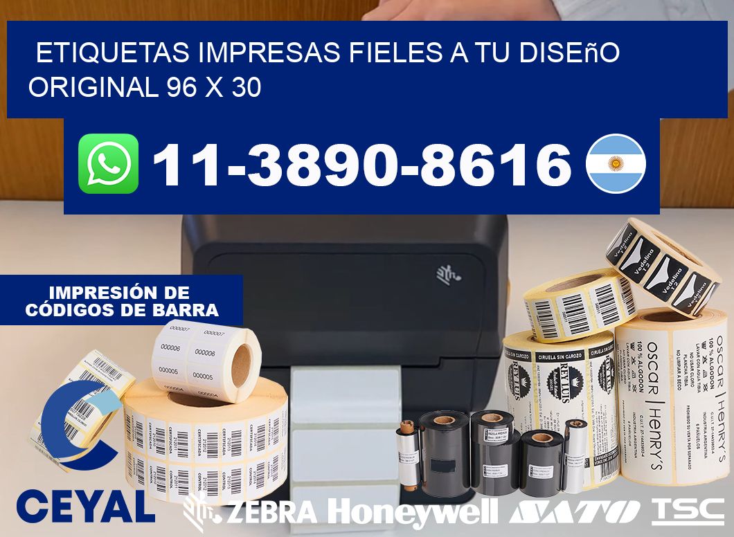 etiquetas impresas fieles a tu diseño original 96 x 30