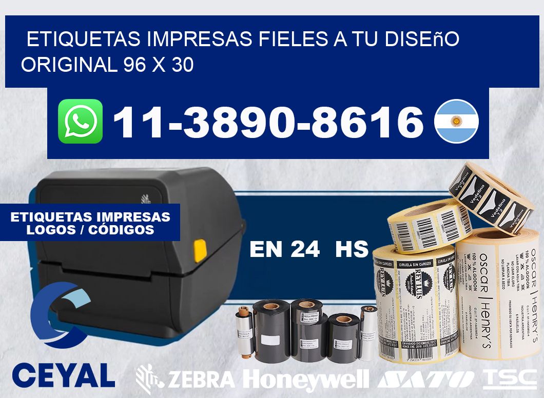 etiquetas impresas fieles a tu diseño original 96 x 30