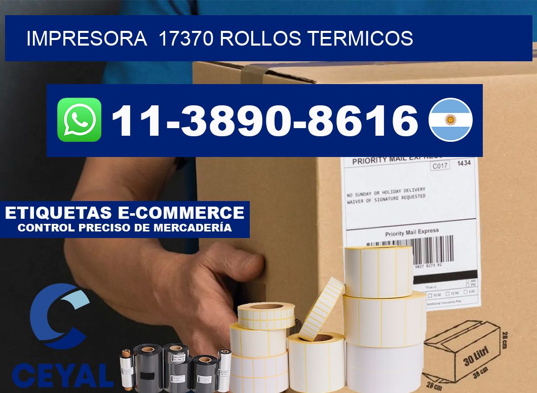 impresora 17370 rollos termicos