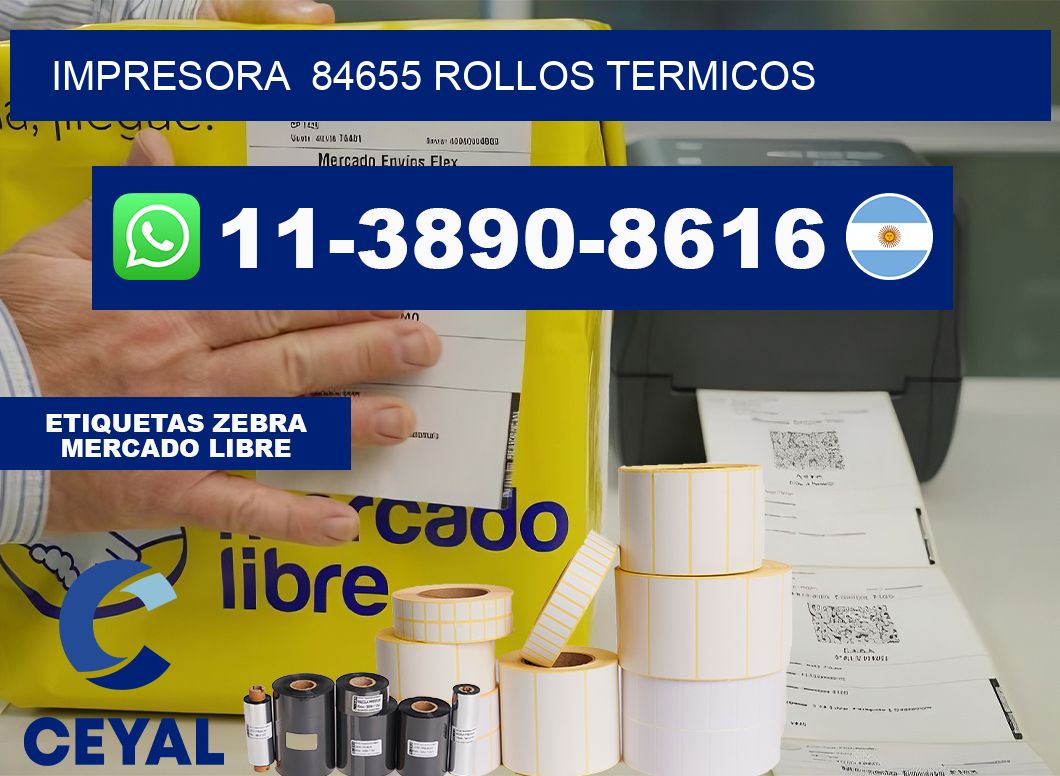 impresora 84655 rollos termicos
