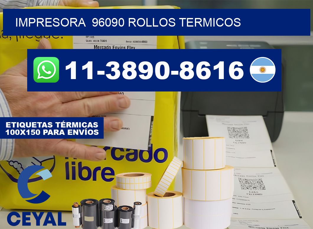 impresora 96090 rollos termicos