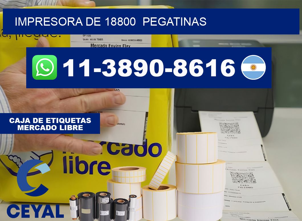 impresora de 18800  pegatinas