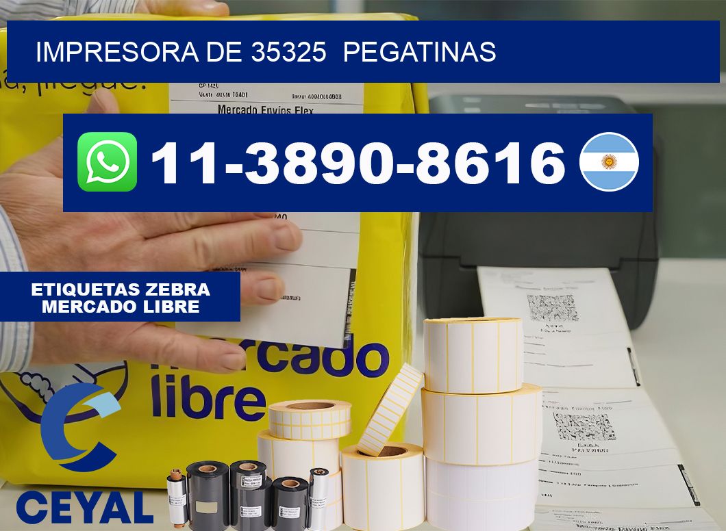 impresora de 35325 pegatinas