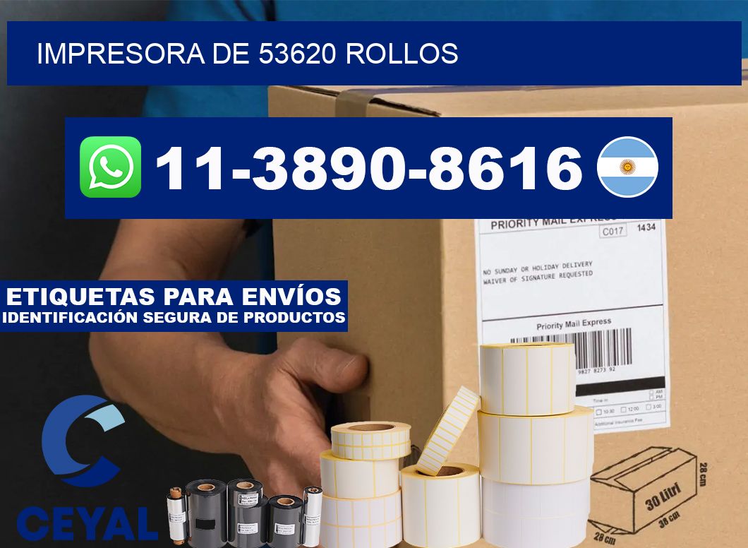 impresora de 53620 rollos