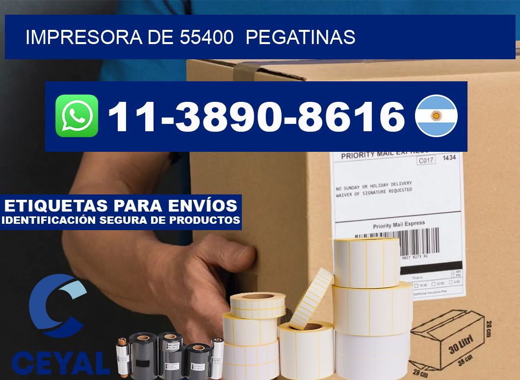 impresora de 55400  pegatinas