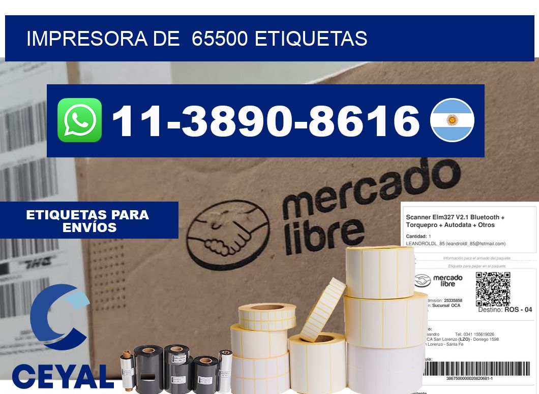 impresora de 65500 etiquetas
