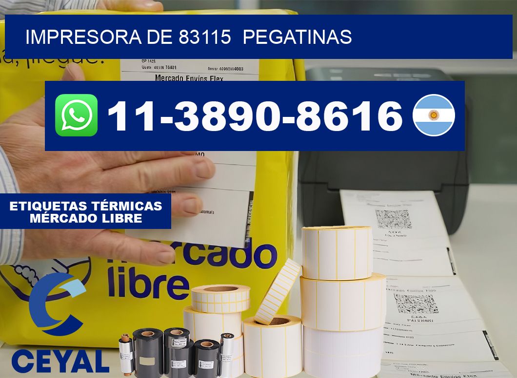 impresora de 83115 pegatinas