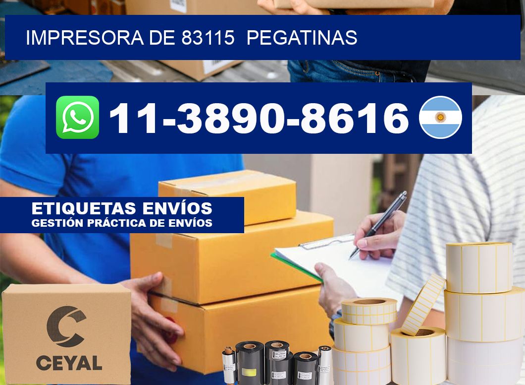 impresora de 83115 pegatinas