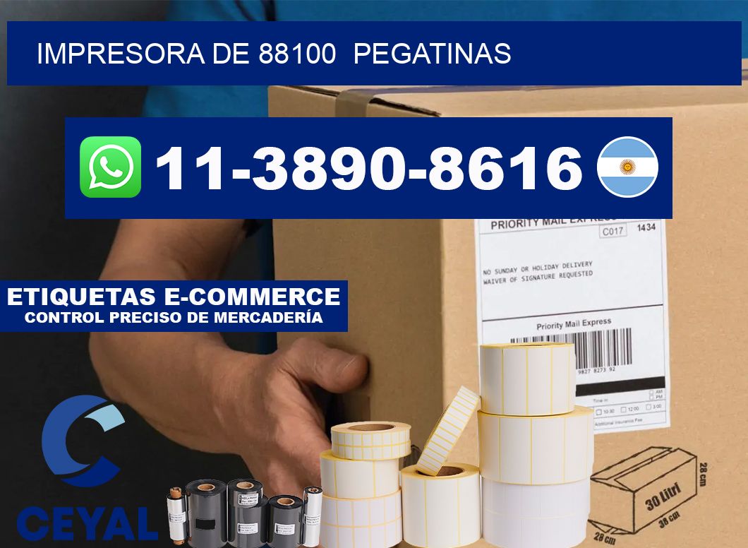 impresora de 88100 pegatinas