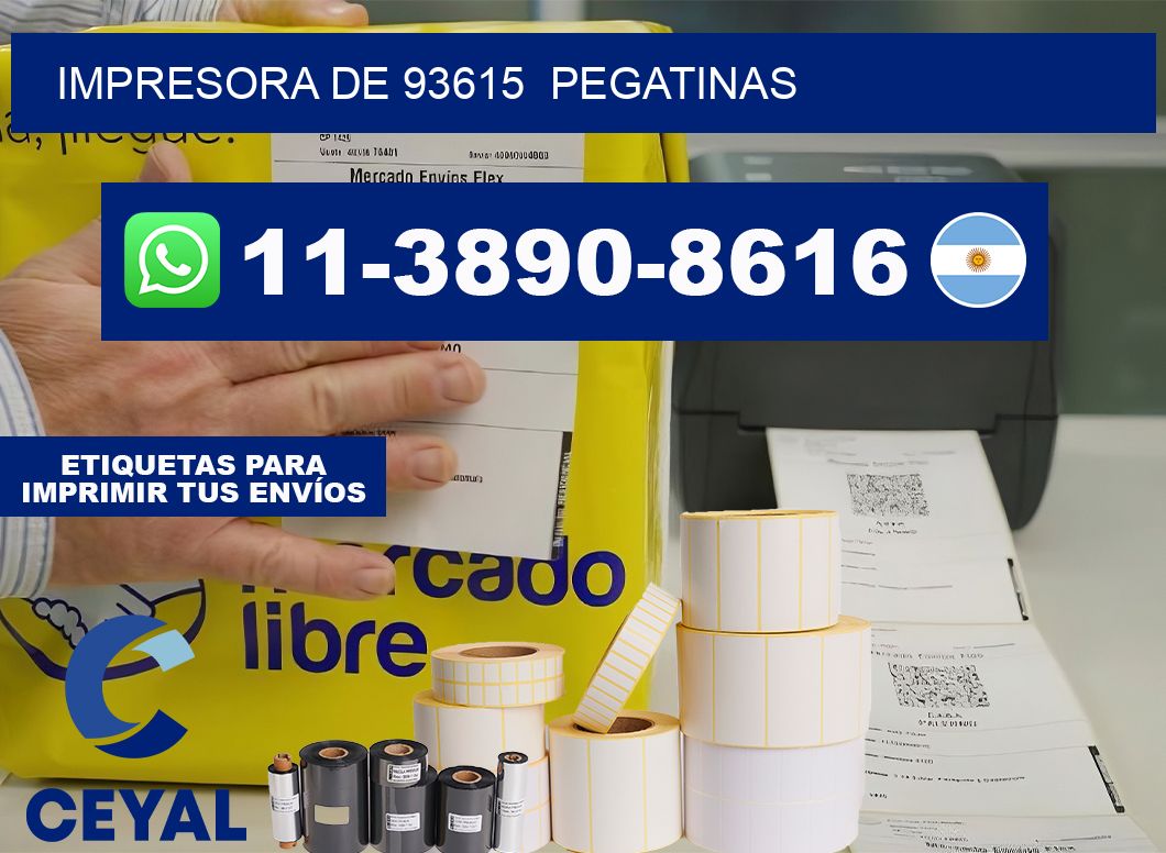impresora de 93615 pegatinas