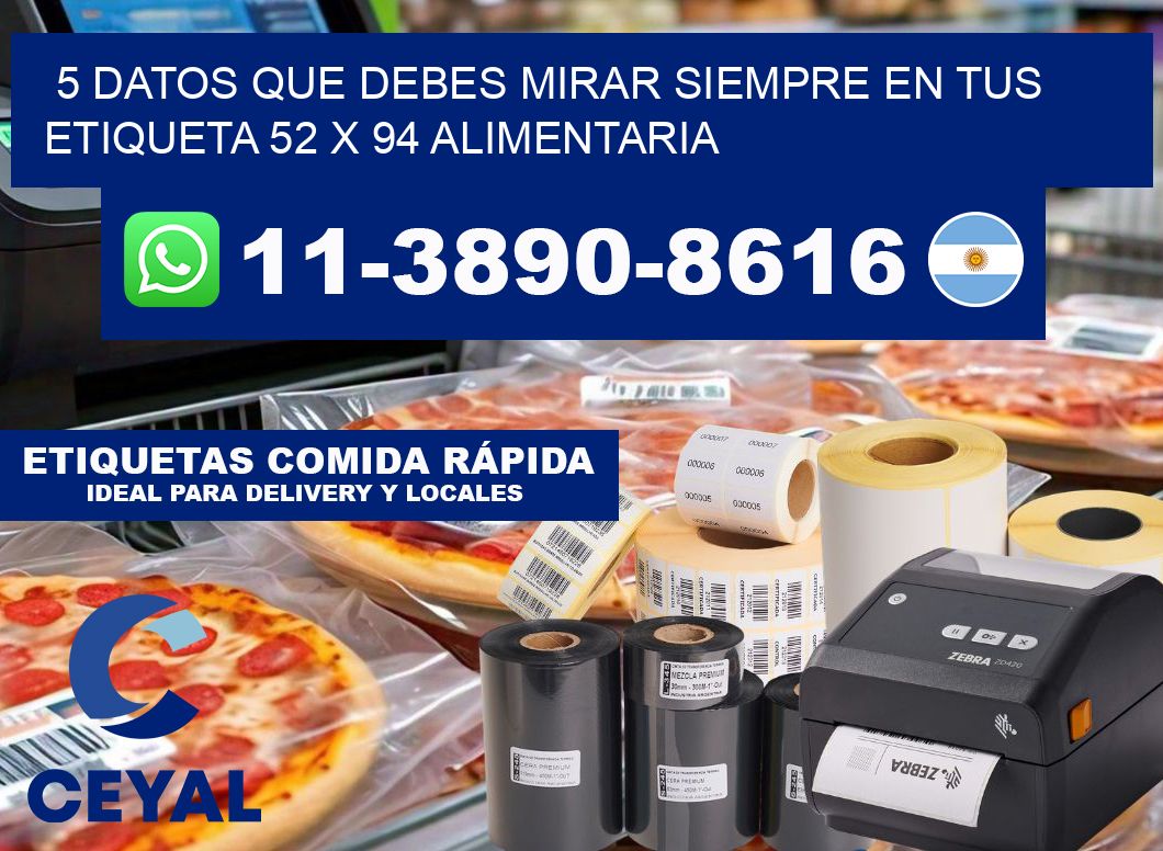 5 datos que debes mirar siempre en tus etiqueta 52 x 94 alimentaria