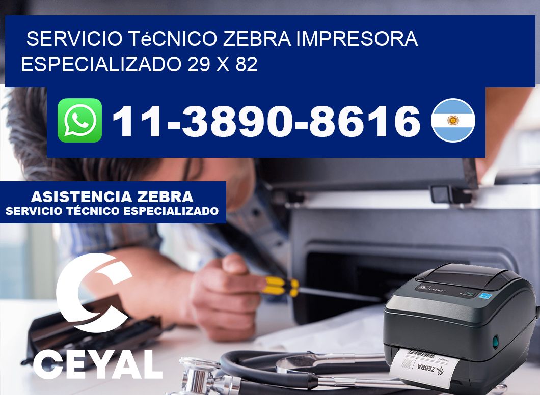 Servicio Técnico Zebra Impresora Especializado 29 x 82