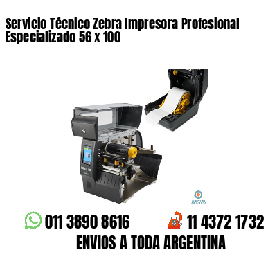 Servicio Técnico Zebra Impresora Profesional Especializado 56 x 100