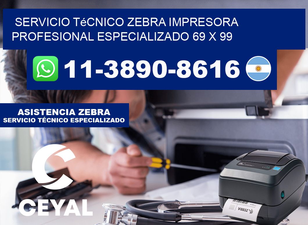 Servicio Técnico Zebra Impresora Profesional Especializado 69 x 99