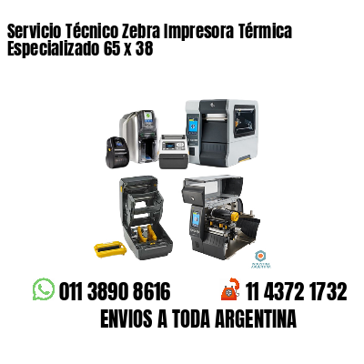Servicio Técnico Zebra Impresora Térmica Especializado 65 x 38