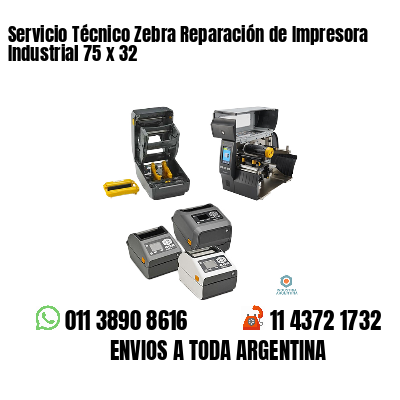 Servicio Técnico Zebra Reparación de Impresora Industrial 75 x 32