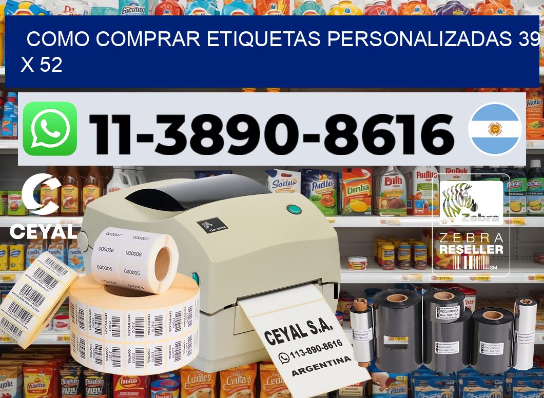 como comprar etiquetas personalizadas 39 x 52