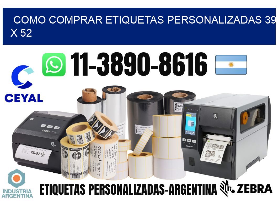 como comprar etiquetas personalizadas 39 x 52