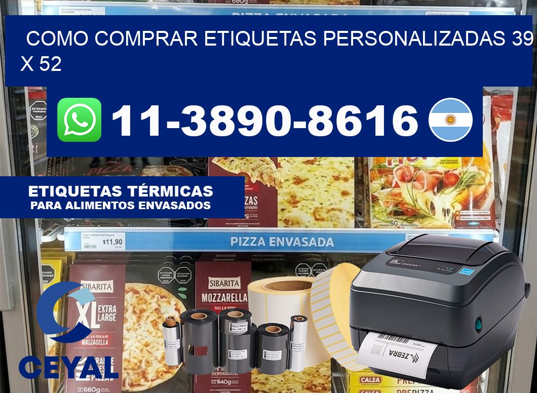 como comprar etiquetas personalizadas 39 x 52