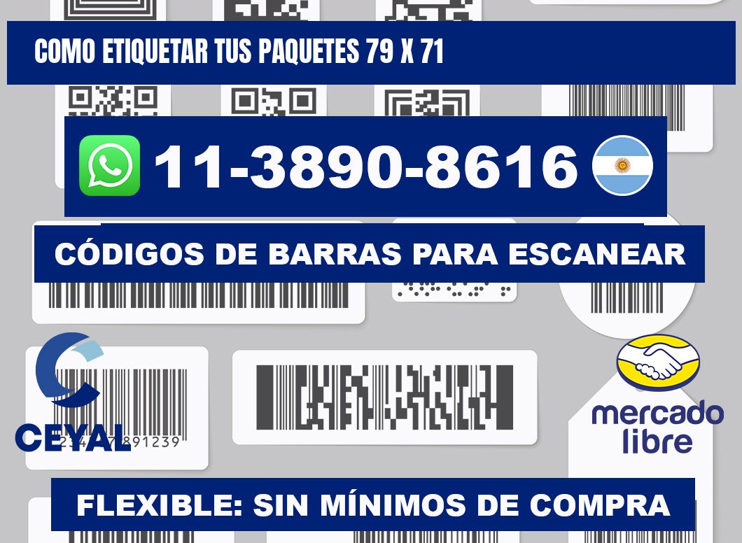 como etiquetar tus paquetes 79 x 71