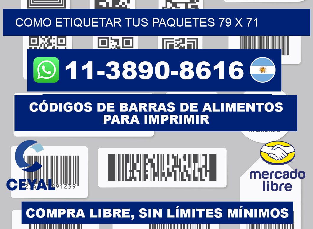 como etiquetar tus paquetes 79 x 71
