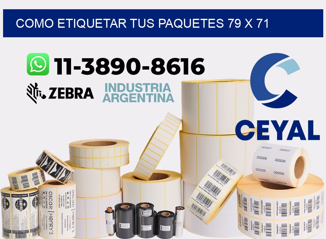 como etiquetar tus paquetes 79 x 71