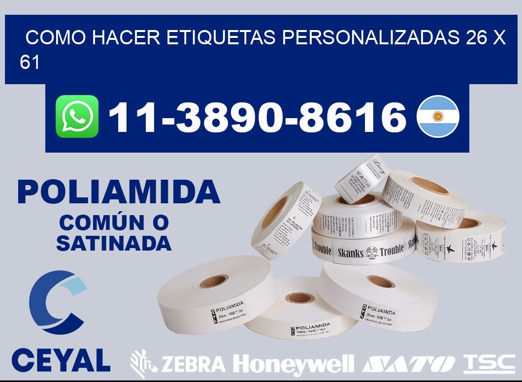 como hacer etiquetas personalizadas 26 x 61