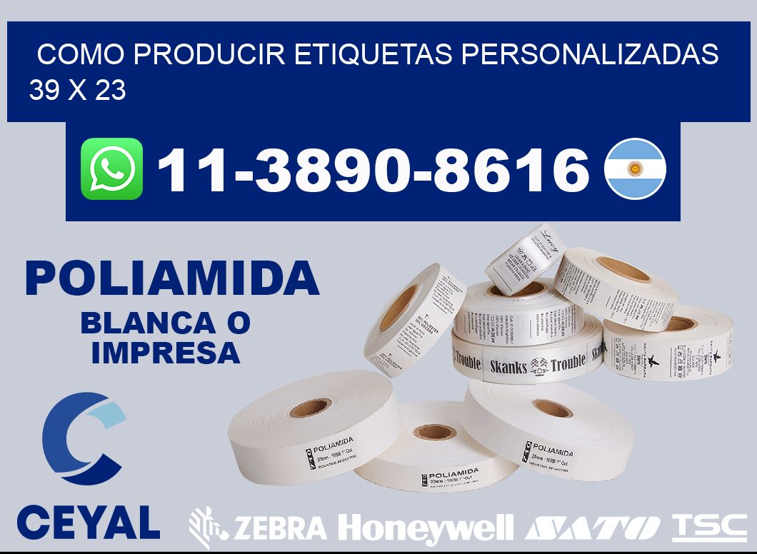 como producir etiquetas personalizadas 39 x 23