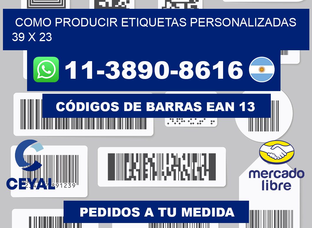 como producir etiquetas personalizadas 39 x 23