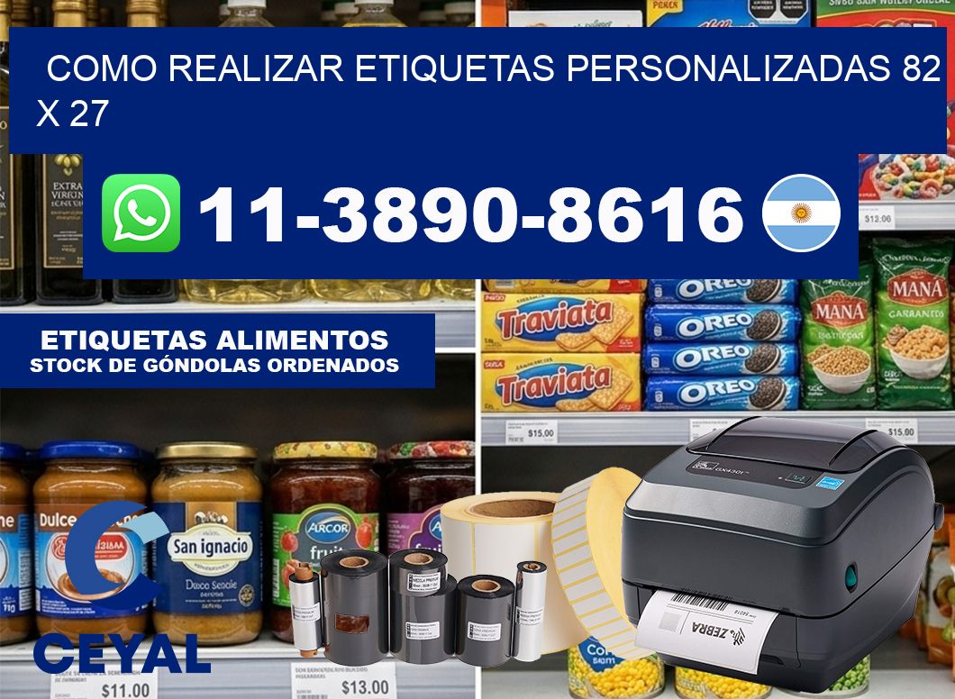 como realizar etiquetas personalizadas 82 x 27
