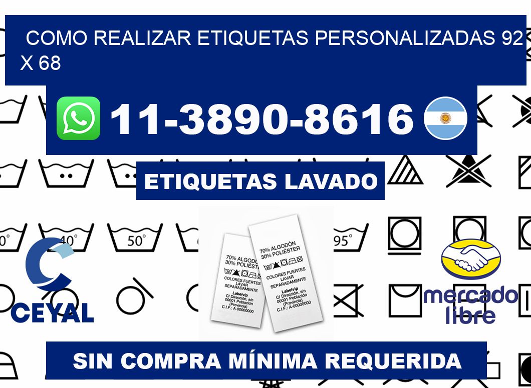 como realizar etiquetas personalizadas 92 x 68