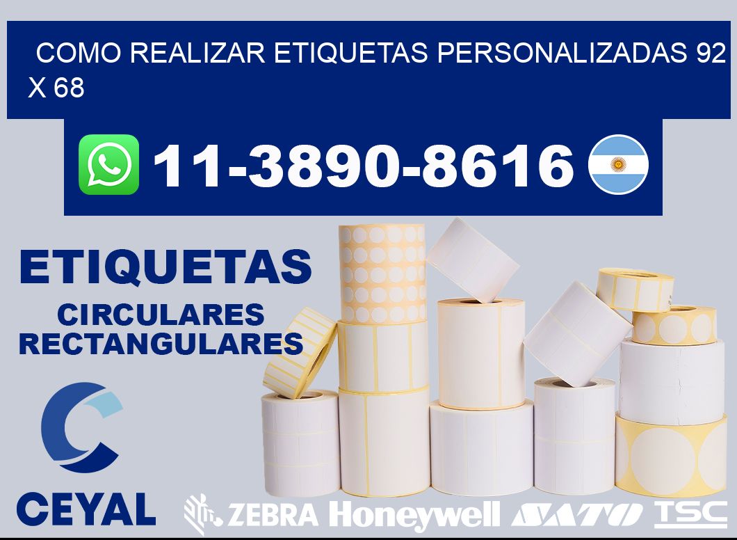 como realizar etiquetas personalizadas 92 x 68