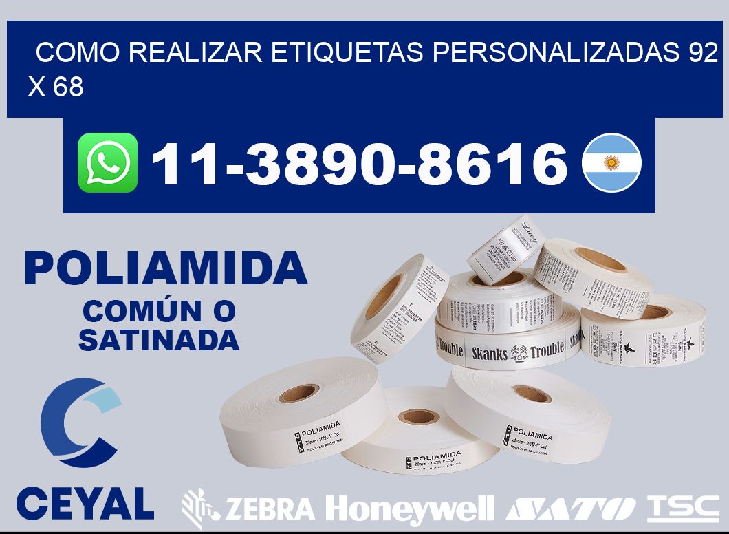 como realizar etiquetas personalizadas 92 x 68