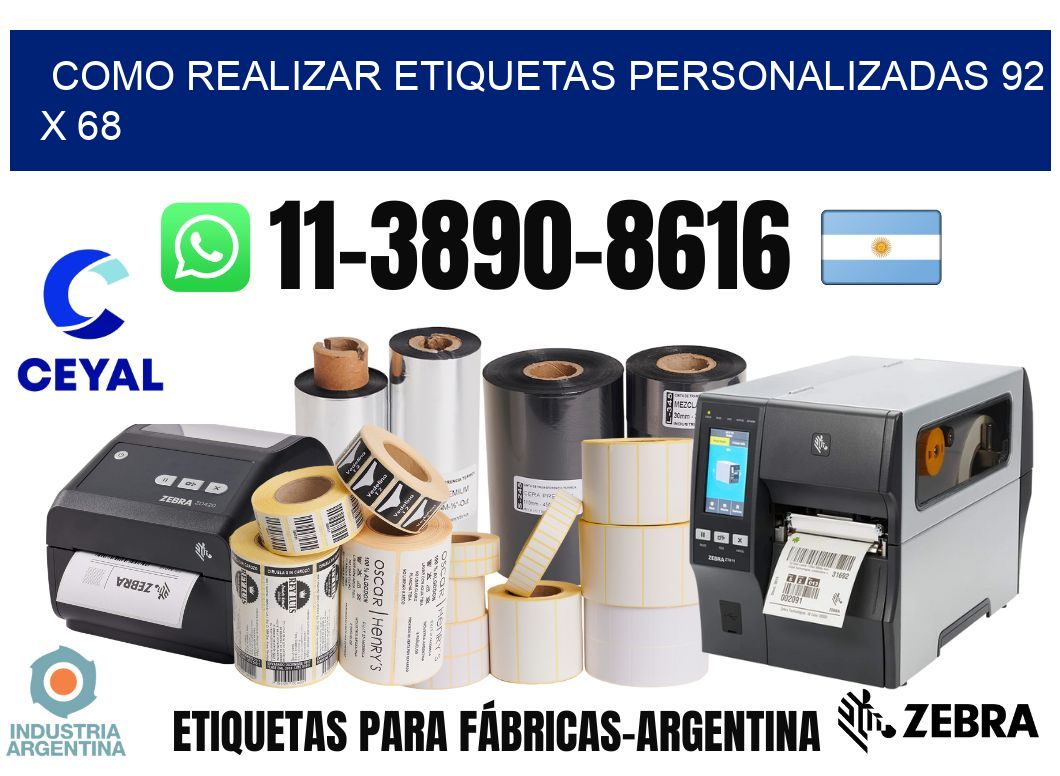 como realizar etiquetas personalizadas 92 x 68