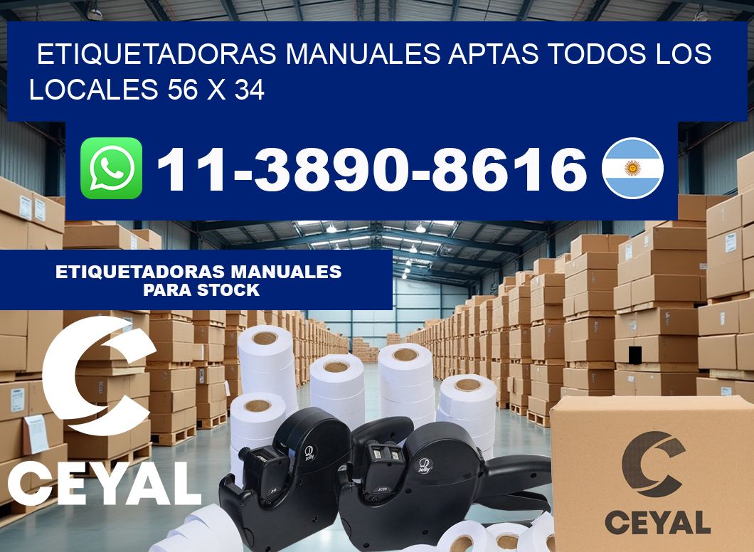 etiquetadoras manuales aptas todos los locales 56 x 34
