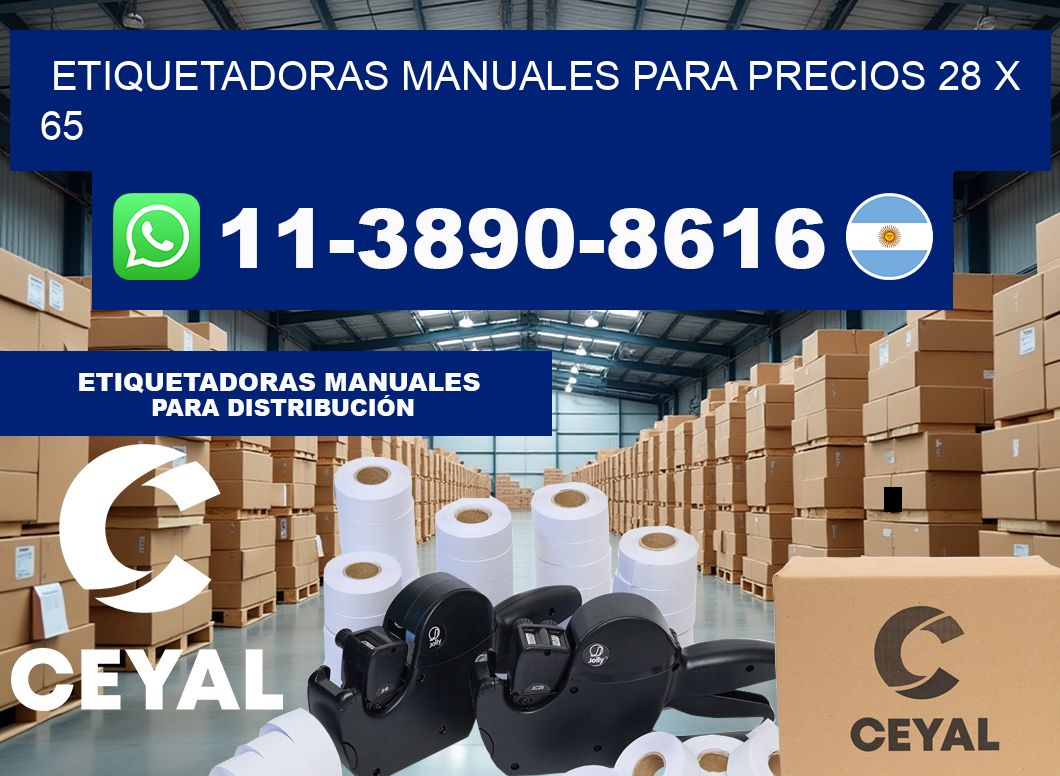 etiquetadoras manuales para precios 28 x 65