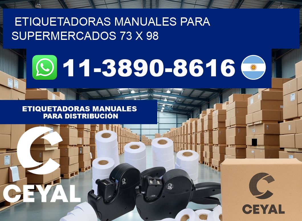 etiquetadoras manuales para supermercados 73 x 98