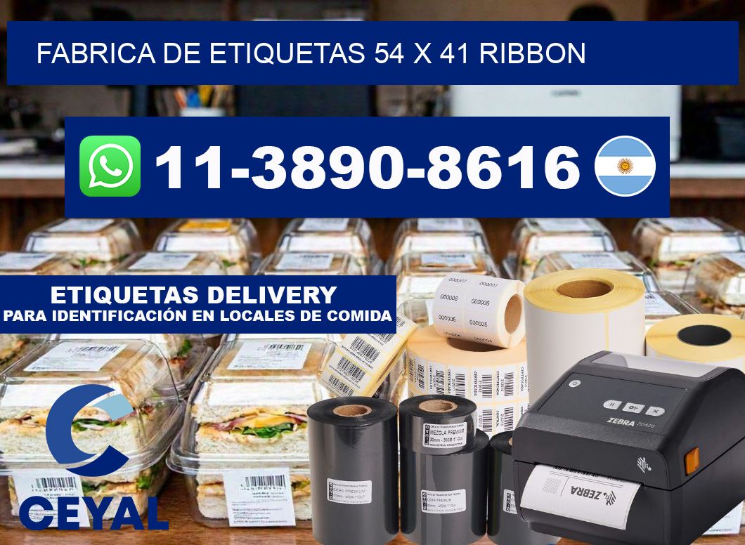fabrica de etiquetas 54 x 41 ribbon