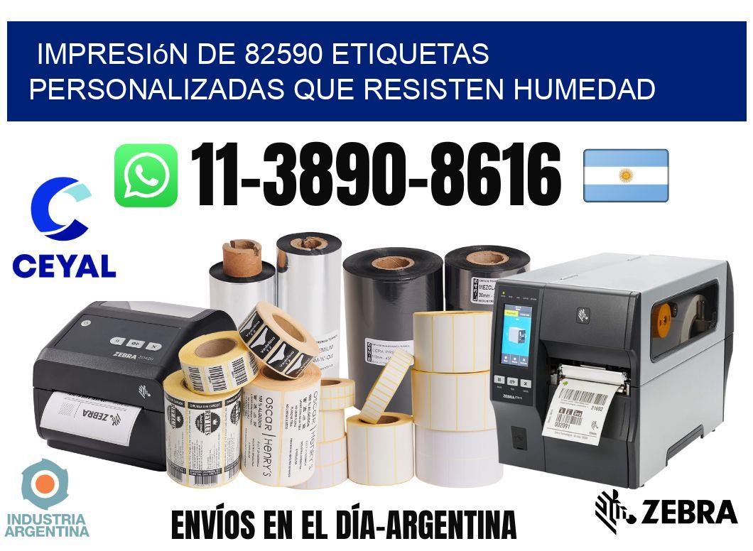 impresión de 82590 etiquetas personalizadas que resisten humedad