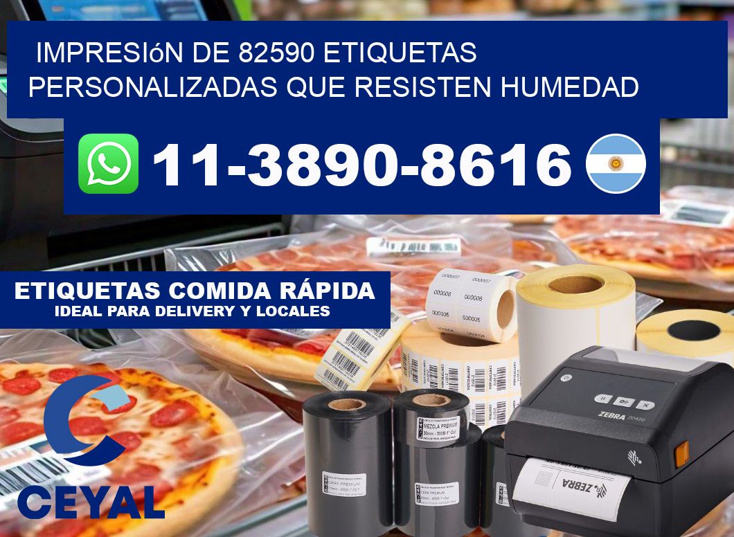 impresión de 82590 etiquetas personalizadas que resisten humedad
