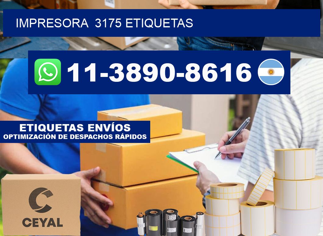 impresora 3175 etiquetas