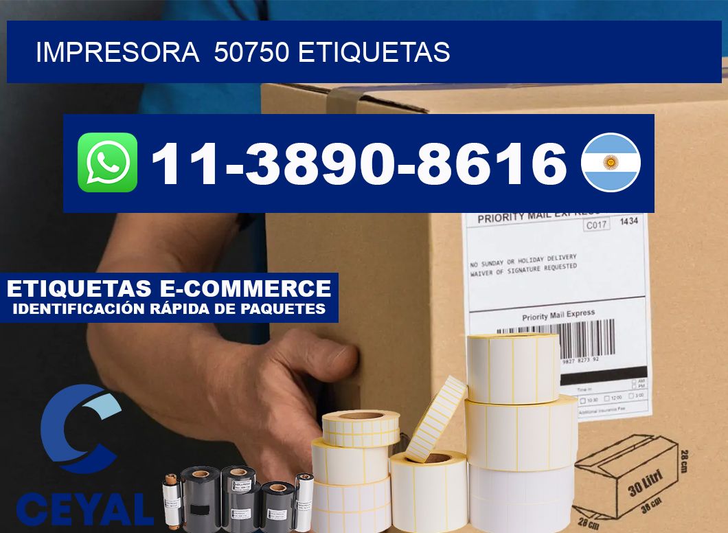 impresora 50750 etiquetas