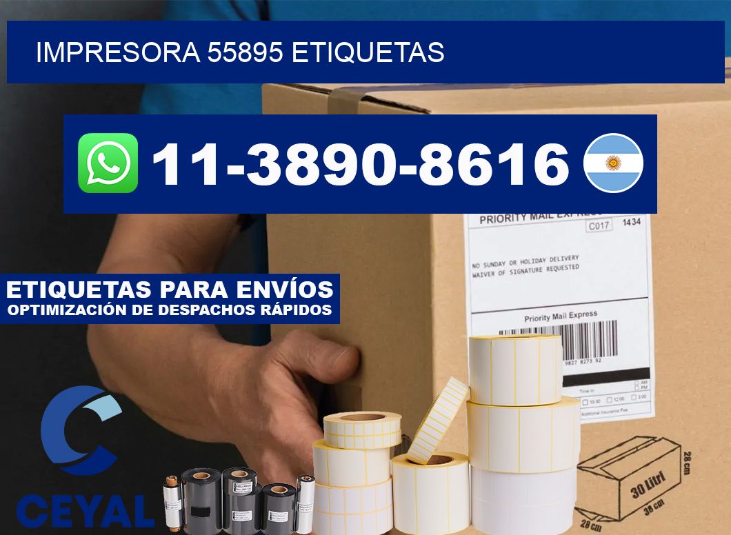 impresora 55895 etiquetas