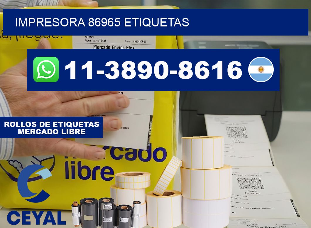impresora 86965 etiquetas