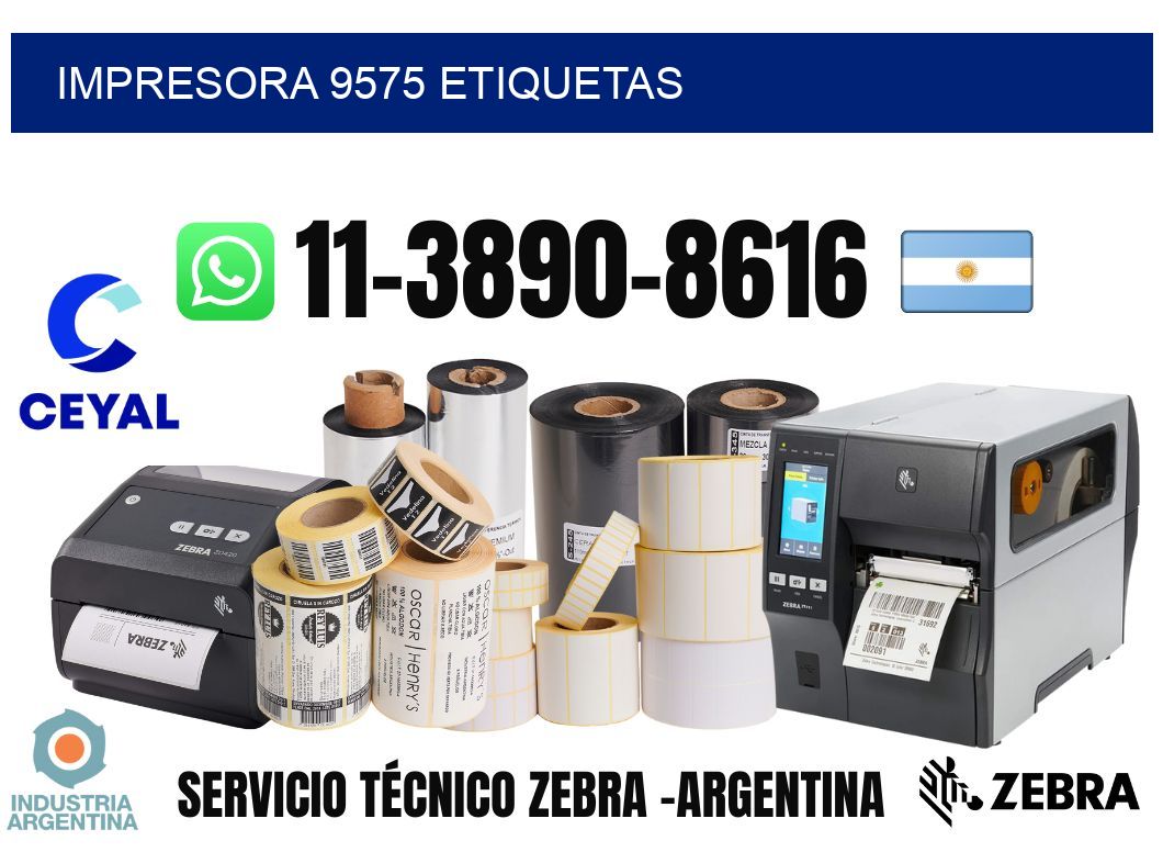 impresora 9575 etiquetas