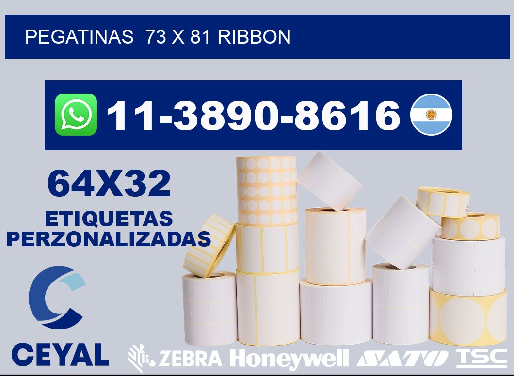 pegatinas 73 x 81 ribbon
