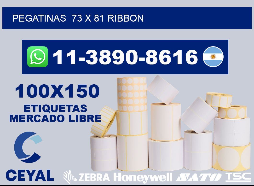 pegatinas 73 x 81 ribbon