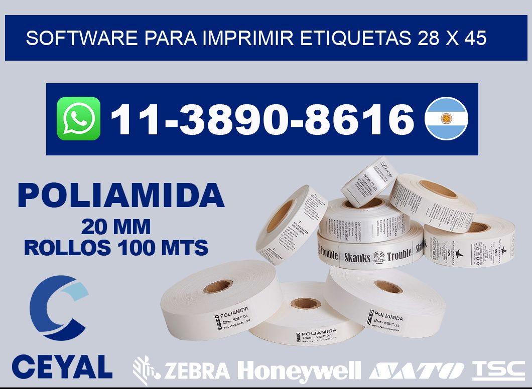 software para imprimir etiquetas 28 x 45