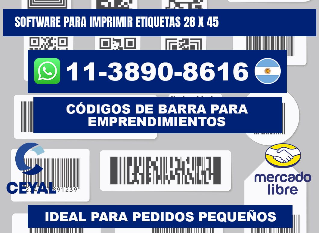 software para imprimir etiquetas 28 x 45