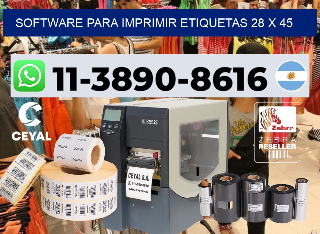 software para imprimir etiquetas 28 x 45